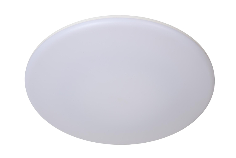 Lucide OLSON - Flush ceiling light Bathroom - Ø 35 cm - LED - CCT - 1x36W 3000K/6500K - IP44 - Opal